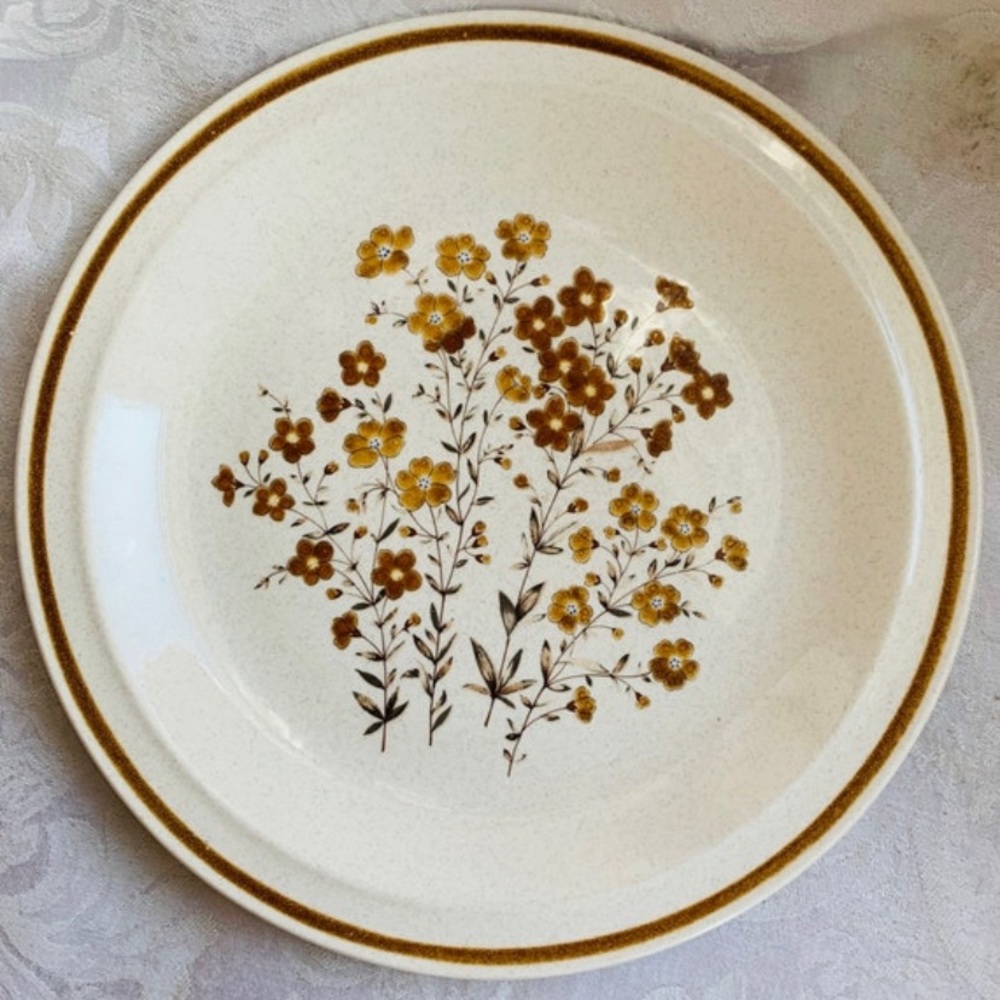 Vintage Colorware Nikko Sage Serving plate 12” Cottagecore Grandmacore Earthy*
